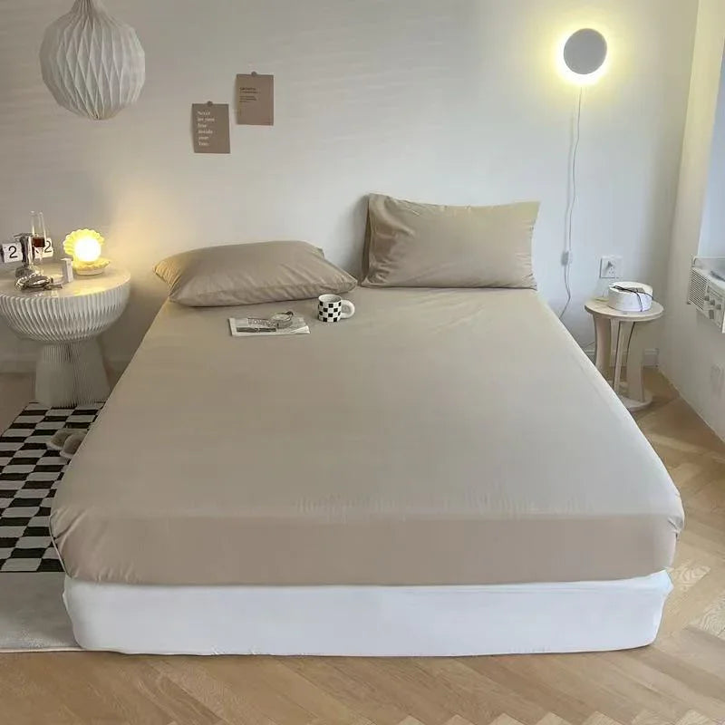 Washed Cotton Bed Sheets (15 Colors)