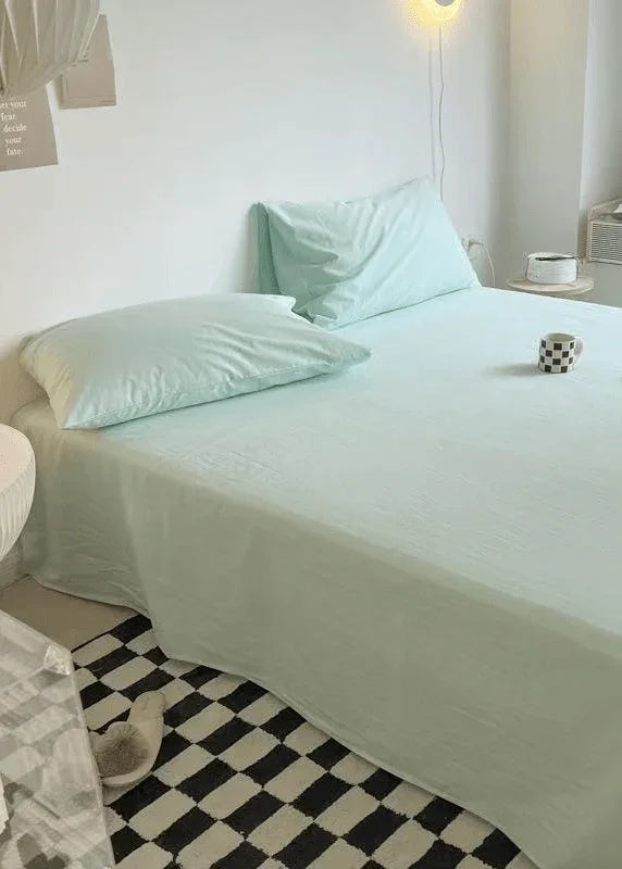 Washed Cotton Bed Sheets (15 Colors) Ever Lasting