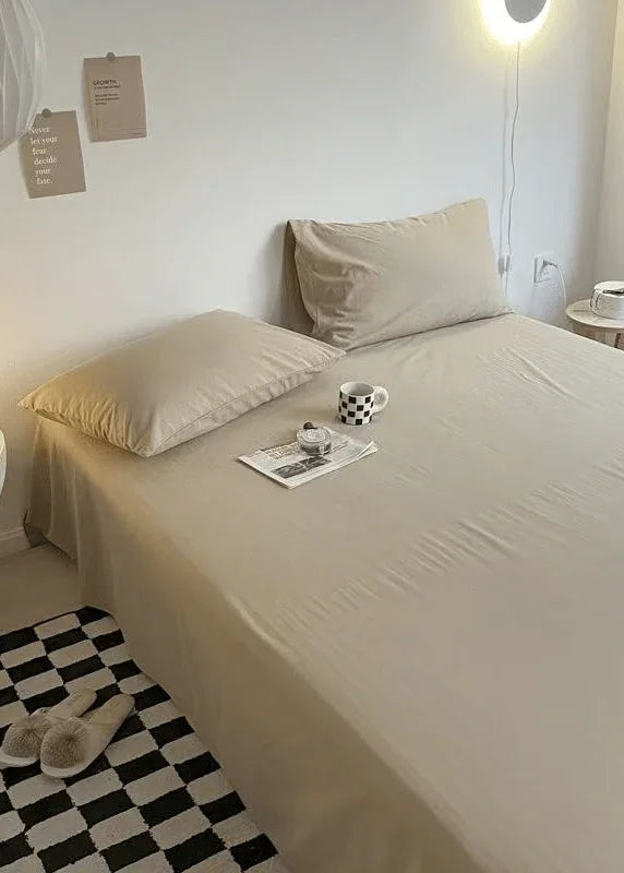 Washed Cotton Bed Sheets (15 Colors) Ever Lasting