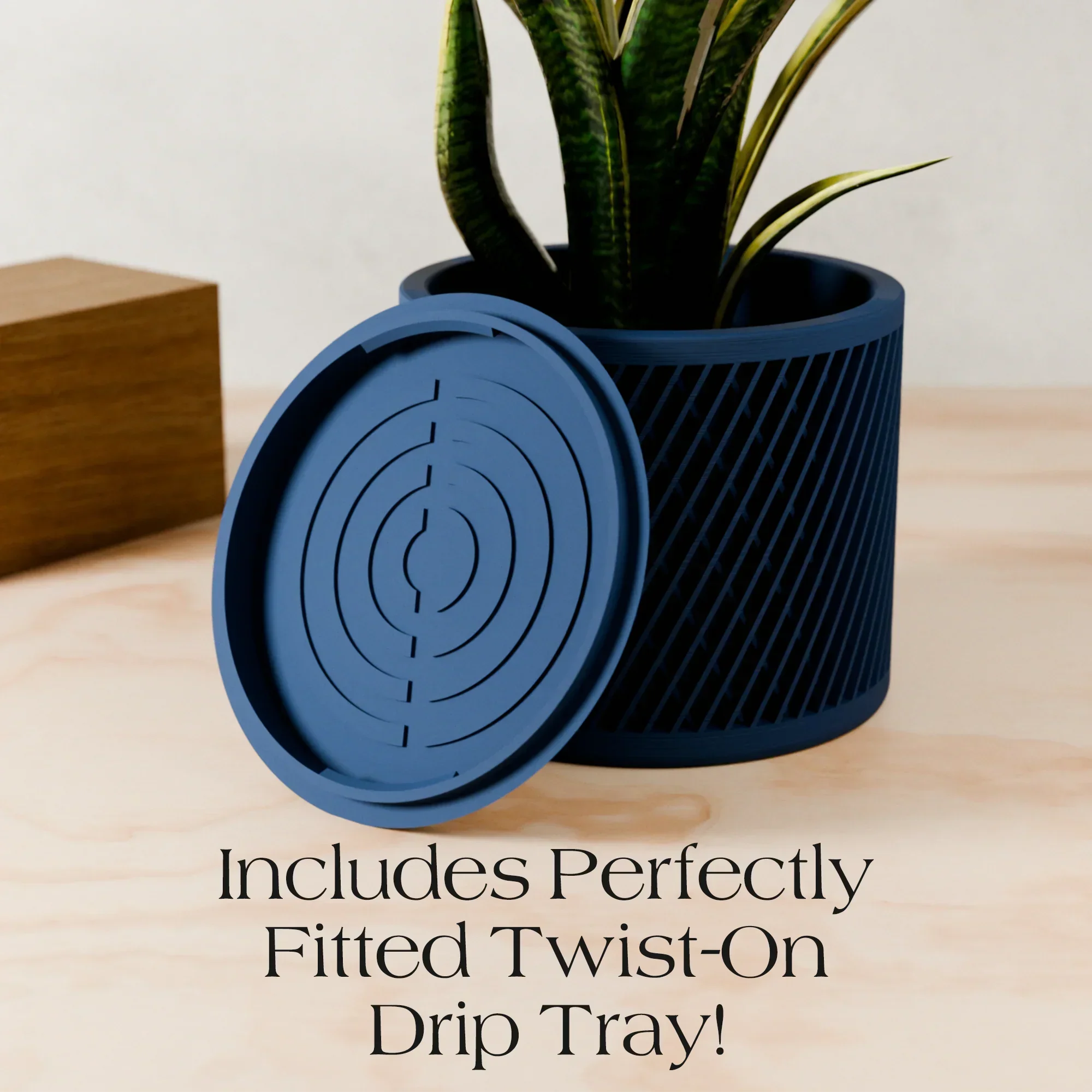 Ceramic Weave Planter with Multilayer Design and Earthy Tone, detail shot - House Of Avana