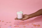 Birthday Cake Container Candle Clay House Candles