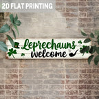 Welcome Sign - Rustic Metal Leprechaun Wall