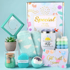 Get Well Soon Gifts for Women - Get Well Soon Gifts Basket Card, Thinking of You Gifts for Friends Women Mom Her (Teal) House Of Avana