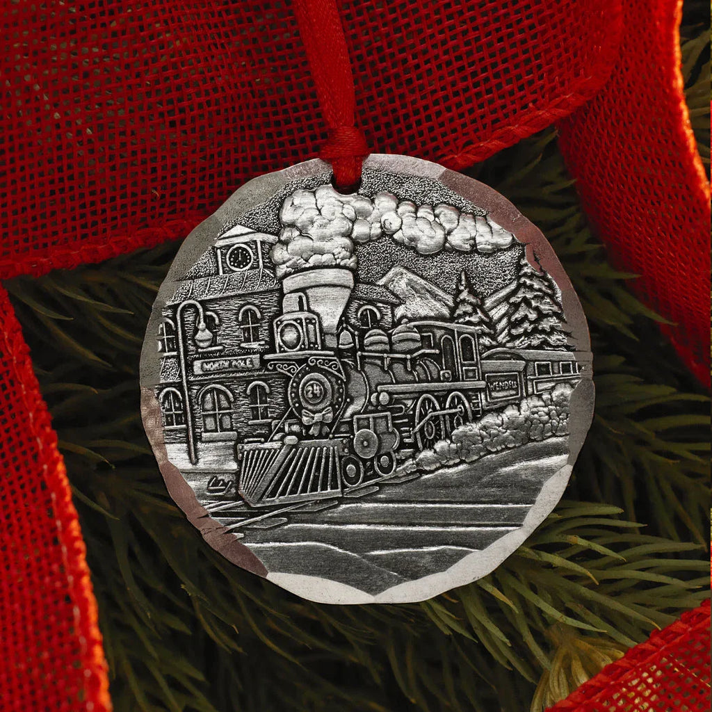 2024 the Wendell Express Annual Ornament (aluminum), front view - House Of Avana