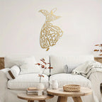 Whirling Dervish Metal Wall Art, Islamic Calligraphy Decor, Mevlana Rumi Inspired, Sufi Darwish Hanging, No Electricity Required, Non-Feather, Horizontal, Home & Ramadan Decoration, Spiritual Muslim Gift House Of Avana