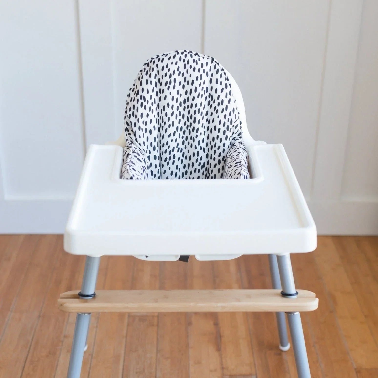 White & Black Dots IKEA Antilop Cushion Cover