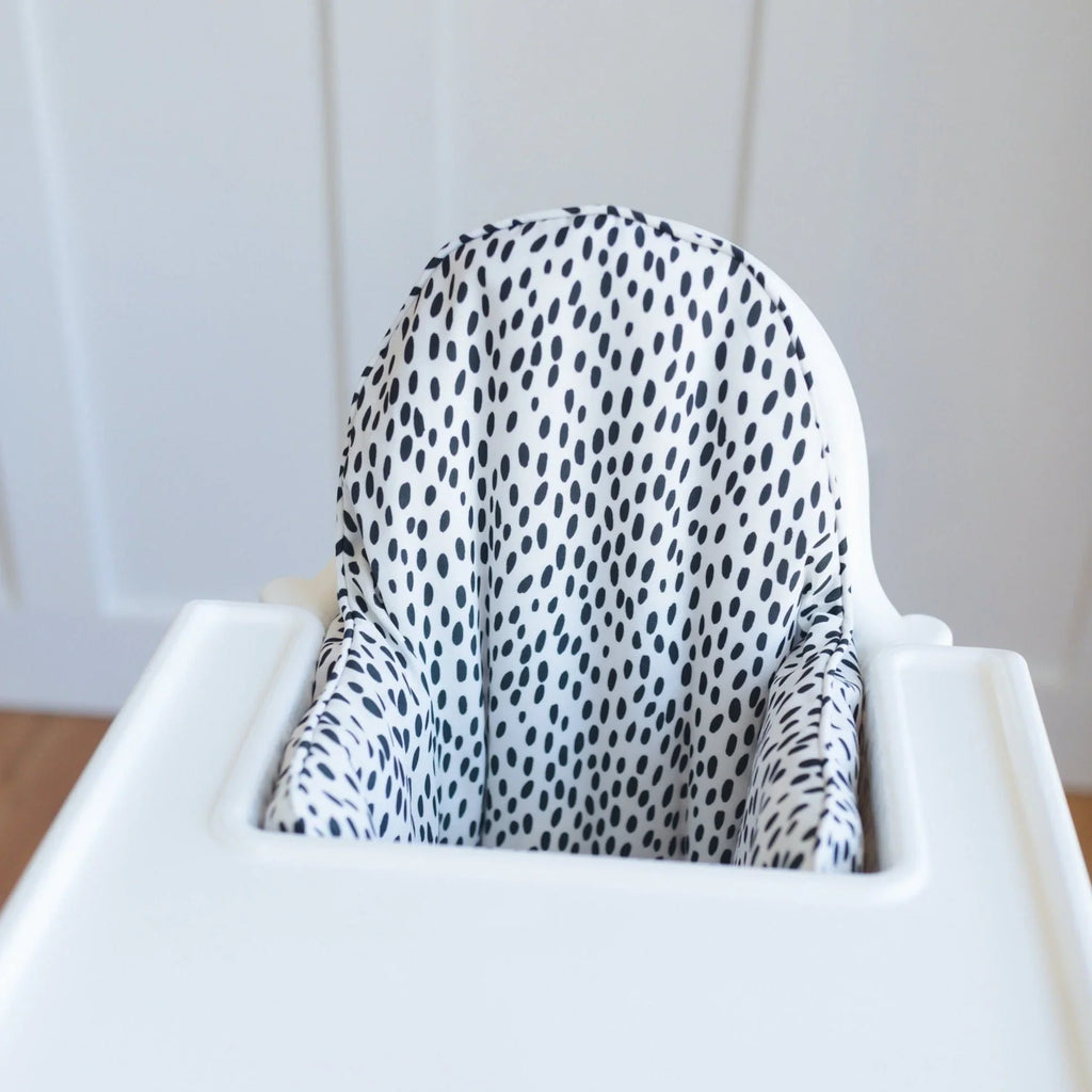 White & Black Dots IKEA Antilop Cushion Cover