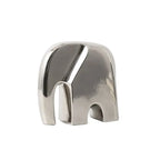 Minimalist Elephant Ornament - White Abstract Design, lifestyle image - House Of Avana