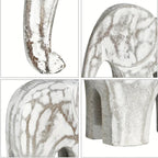 Vintage White Elephant Figurines - House Of Avana