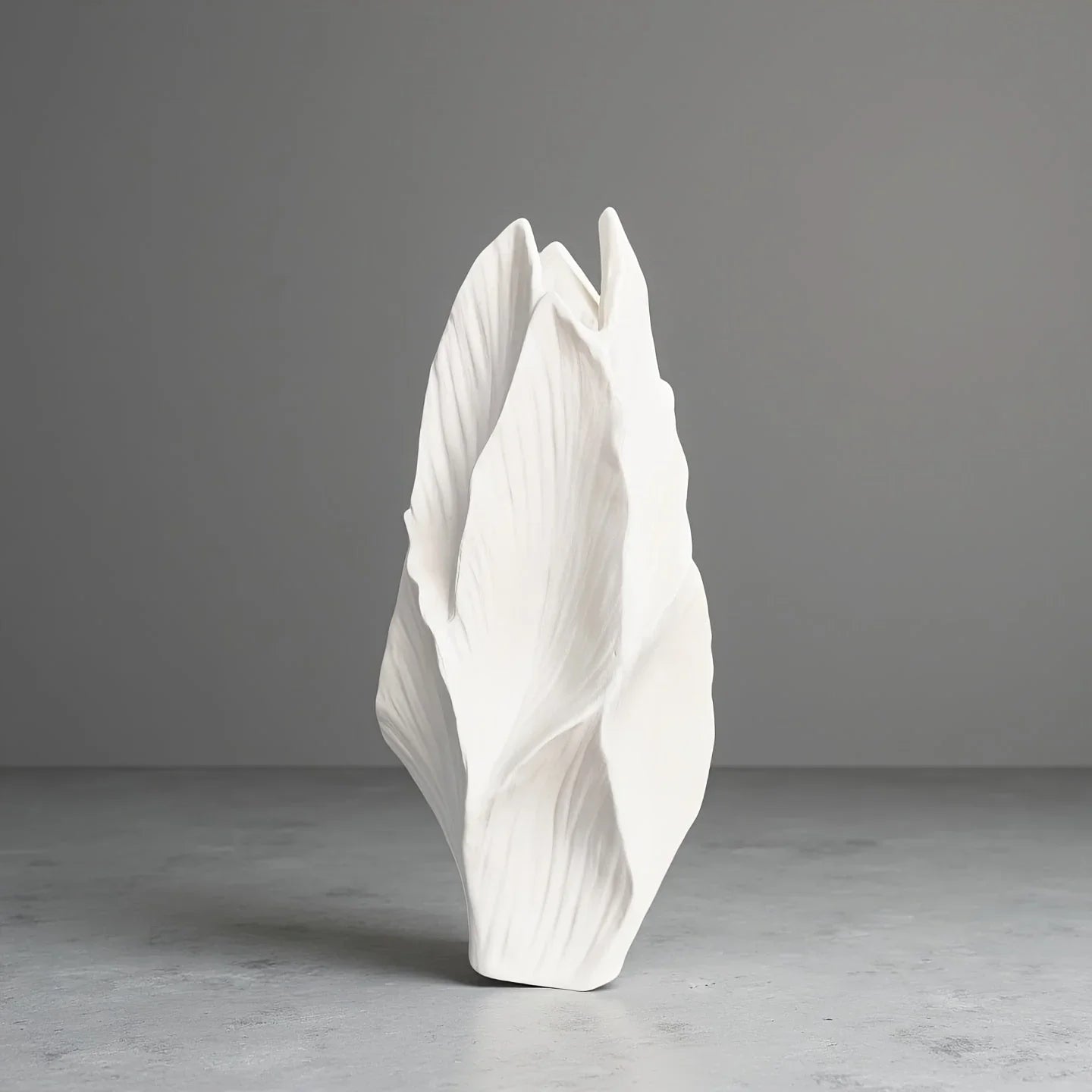 Ceramic Tall Vase - White Modern Floral Centerpiece for Home, Office, Wedding Decor, alternate view - House Of Avana