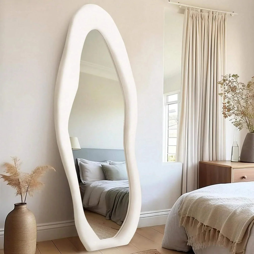 160.02cm X 60.96cm Full-length Irregular Arch Design Mirror - Wall-mounted Floor Mirror with... - House Of Avana