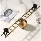 Modern Luxury Cabinet - White Wine Storage, side view - House Of Avana