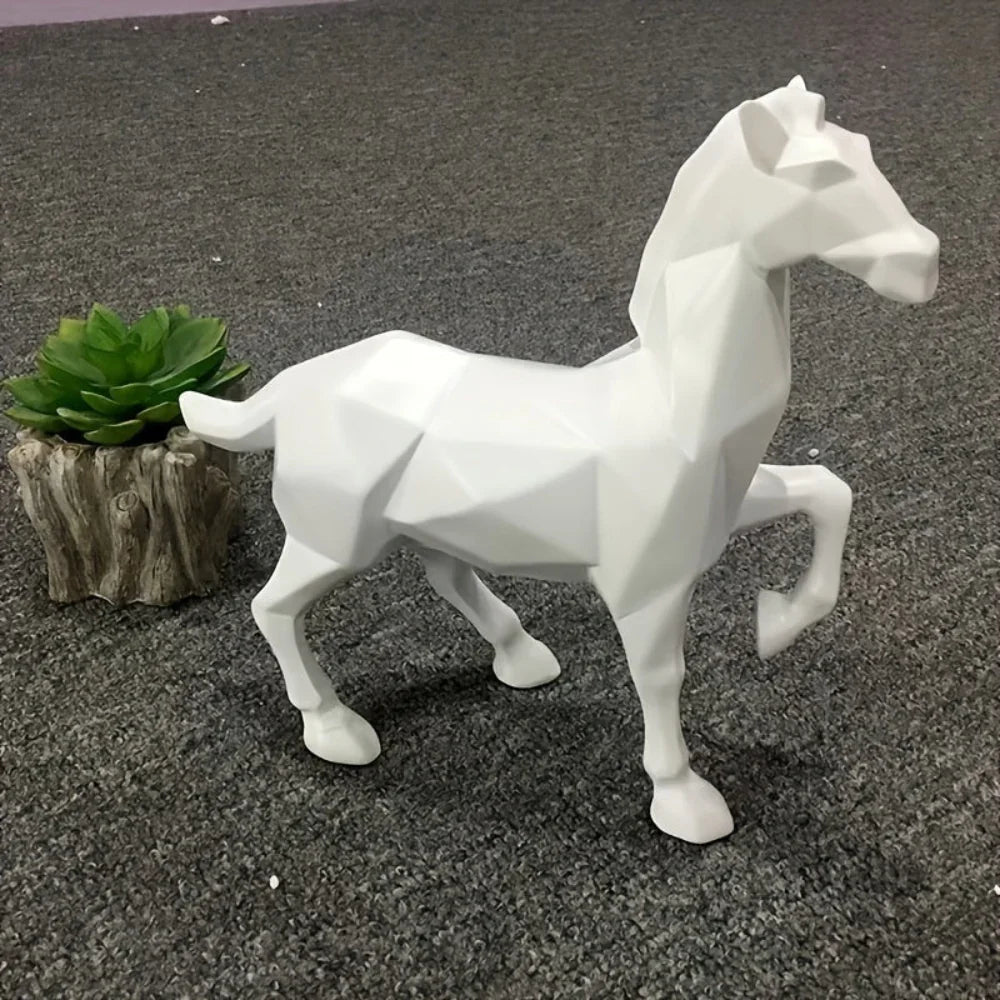 Ornament - White Horse Artwork Design, lifestyle image - House Of Avana