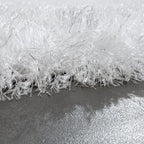 Fluffy White Rug Shaggy for Living Room Soft & Shimmering - House Of Avana