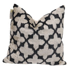 Canvello Throw Back Blavk & White Cushion for Sofa | X in (40 X Cm), detail shot - House Of Avana