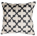 Canvello Throw Back Blavk & White Cushion for Sofa | X in (40 X Cm), front view - House Of Avana