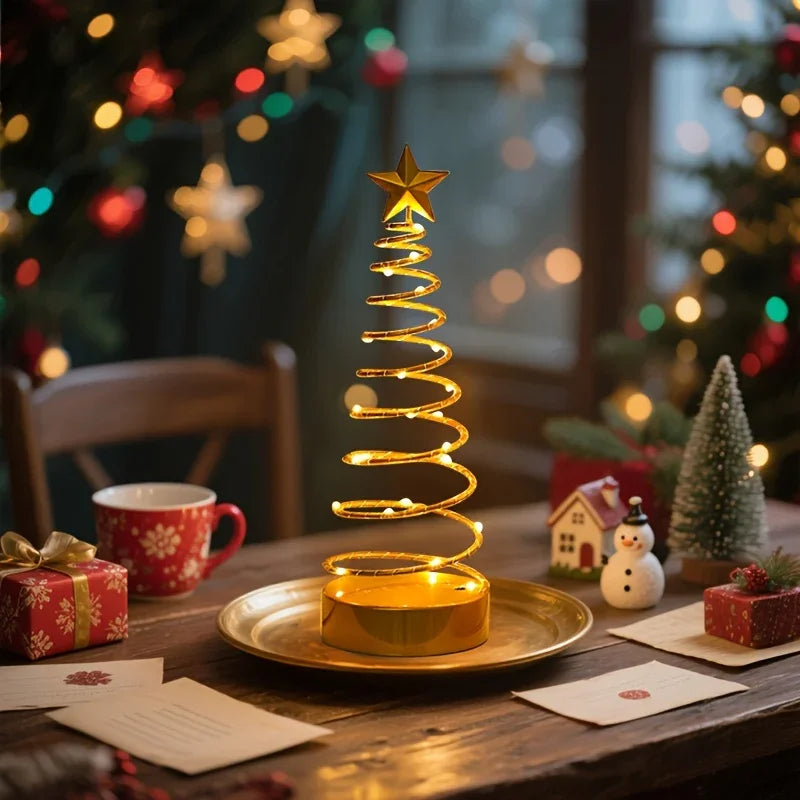 Glass Star Tree Topper with Warm White Twinkling Lights - House Of Avana