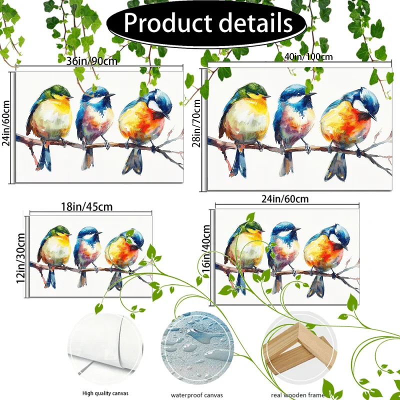 Wooden Framed Canvas Painting Artwork Very Suitable for Office Corridor Home Living Room... - House Of Avana