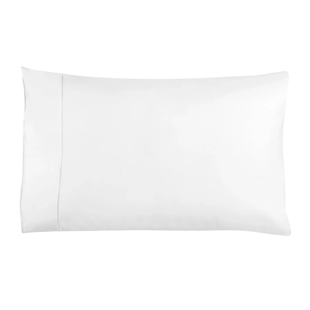 600 Thread Count Framed Sateen Embroidered Cotton Pillowcase Pair Mélange Home