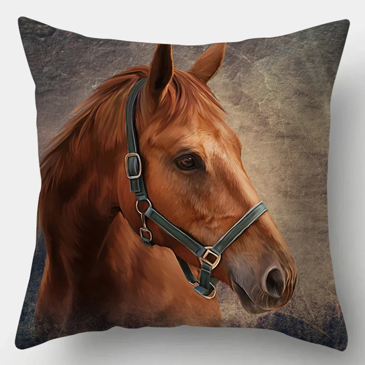 Wild animal print pillow case, soft cotton, lion and tiger design - House of Avana