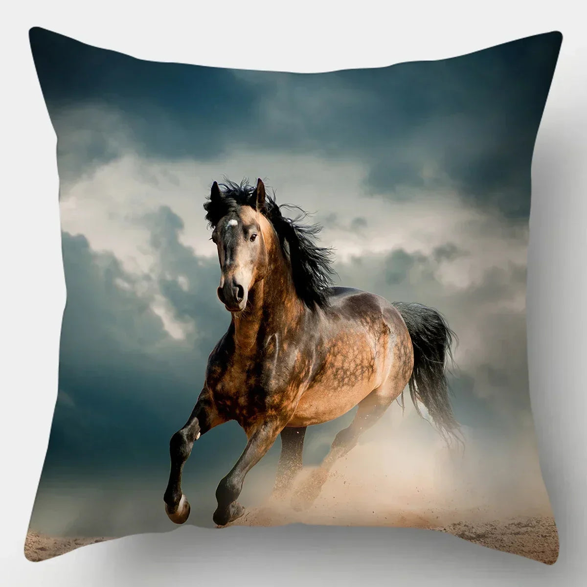 Wild animal print pillow case, soft cotton, lion and tiger design - House of Avana