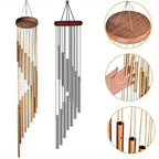 Wind Chimes - Golden Metal Aluminum