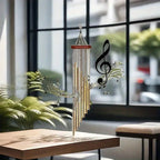 Wind Chimes - Golden Metal Aluminum