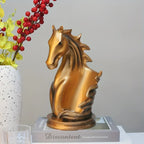 Wine Rack - Modern Horse Head Wooden