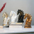 Wine Rack - Modern Horse Head Wooden
