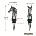 Wine Stopper - Metal Horse Head Champagne