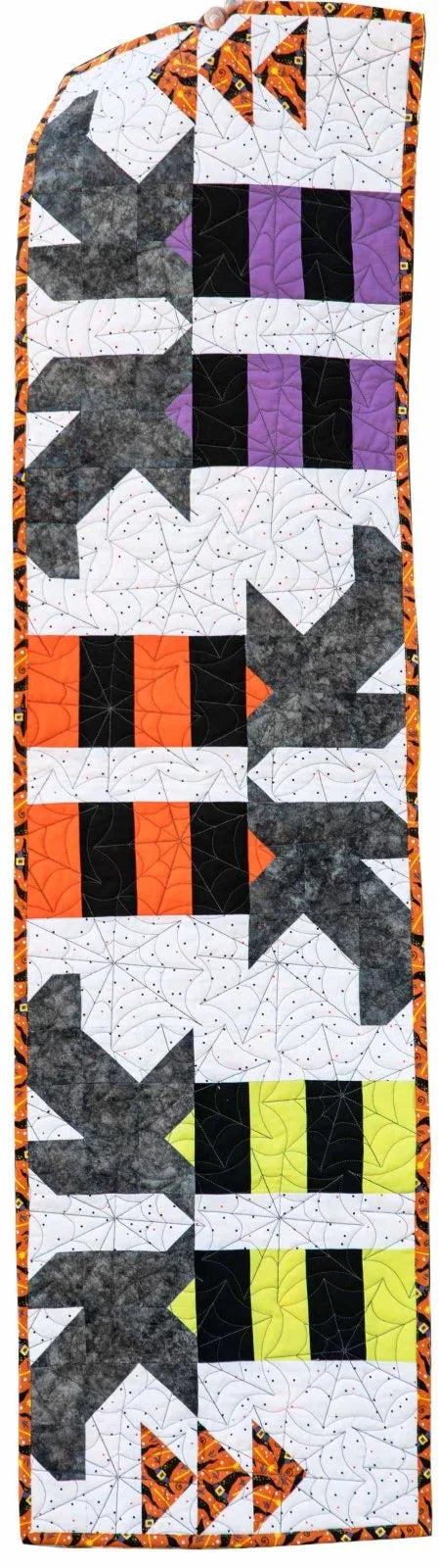 Witches Feet Table Runner Precut Quilt Kit Block Party Quilt Co