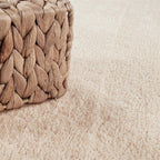 Soft Area Rug with Anti-Slip Backing Washable - Beige RugYourHome
