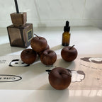 A Randomly Styled Natural Wood Aroma Diffuser with Elegant Wood Grain, Non-Flammable, Perfect Gift Choice - Enhances Air Quality, Apple-Shaped Fragrance Diffuser with Natural Wood Texture, Suitable for Home, Car, Office, Bath House Of Avana [[SKU:HOA-FRG-003]]