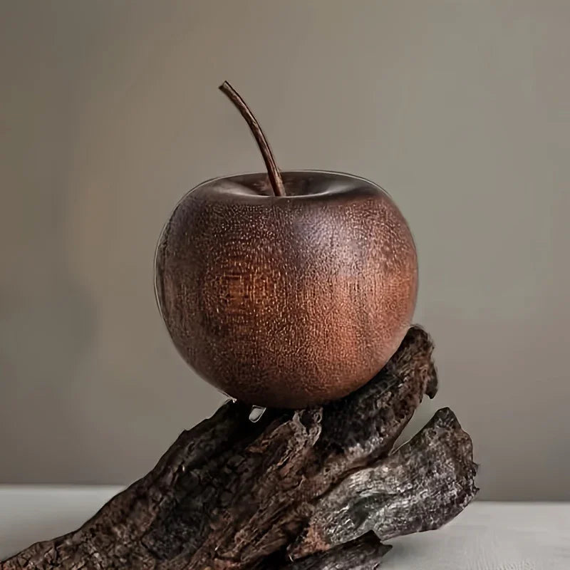 A Randomly Styled Natural Wood Aroma Diffuser with Elegant Wood Grain, Non-Flammable, Perfect Gift Choice - Enhances Air Quality, Apple-Shaped Fragrance Diffuser with Natural Wood Texture, Suitable for Home, Car, Office, Bath House Of Avana [[SKU:HOA-FRG-003]]