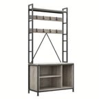 3-in-1 Hall Tree with Bench & Storage - Heavy-duty Wood Entryway Coat Rack with Shoe Storage, Hooks,... - House Of Avana