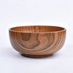 Jujube Wood Bowls Small Solid Salad Tableware, texture detail - House Of Avana