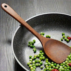 S Premium Teak Wood Cookware Set- Non-stick Friendly, Heat-resistant, Ergonomic Handle, Comfortable... - House Of Avana