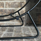 Black Iron Loop Fireplace Log Holder Decor Steals