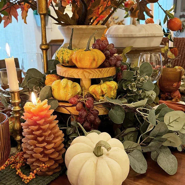 Pine Wood Risers, Set of Two