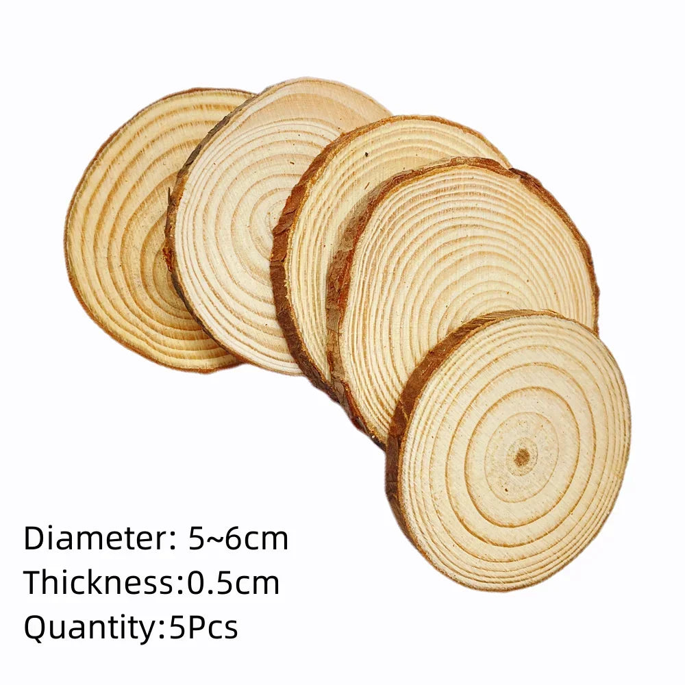 Wood Slices - Natural Pine Round