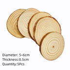 Wood Slices - Natural Pine Round