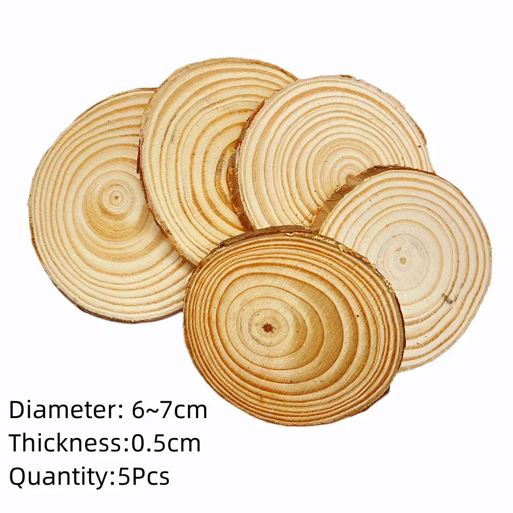 Wood Slices - Natural Pine Round