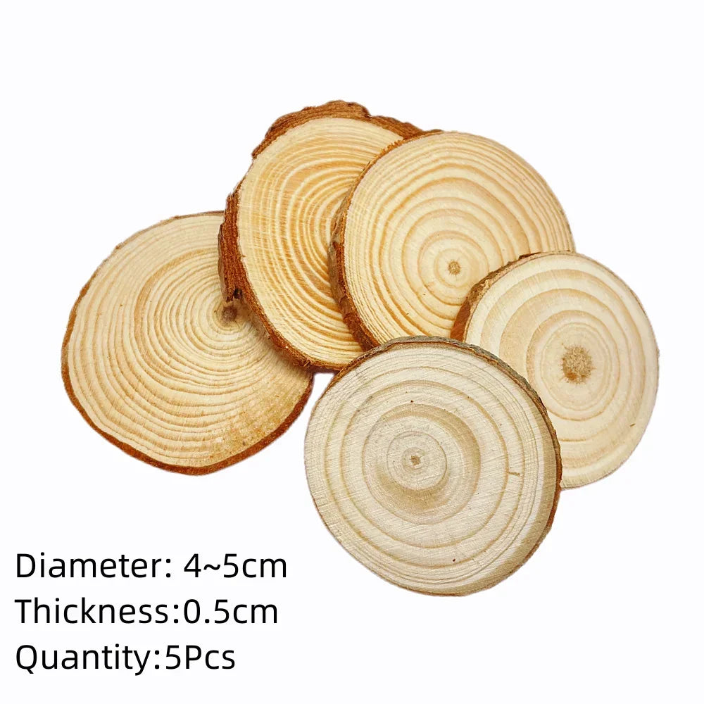 Wood Slices - Natural Pine Round