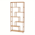 7-tier S-shaped Wood Bookcase - House Of Avana