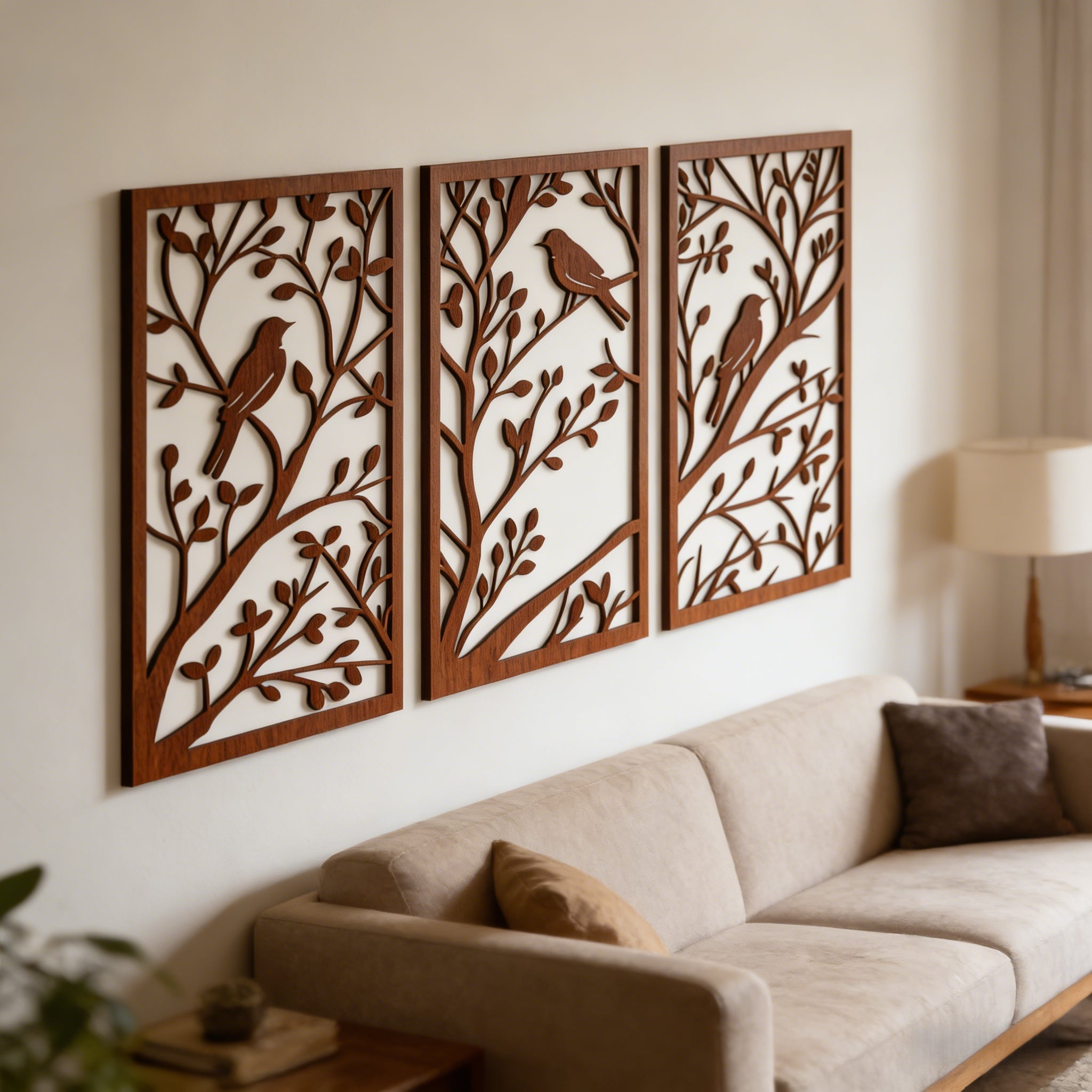 Wall Art - Rustic Wood Branch, side view - House Of Avana