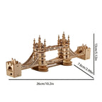 3D Model of The London Bridge, Made from Wood, DIY Puzzle Gift, Perfect for The Festive Season House Of Avana [[SKU:HOA-XMS-048]]