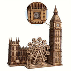 3D Wooden Puzzle, Big Ben Model Kit DIY Building Blocks, Desktop Clock, Creative Gift for Home Decor, Unique Christmas Gift for Family, Halloween Party Favors House Of Avana [[SKU:HOA-XMS-038]]