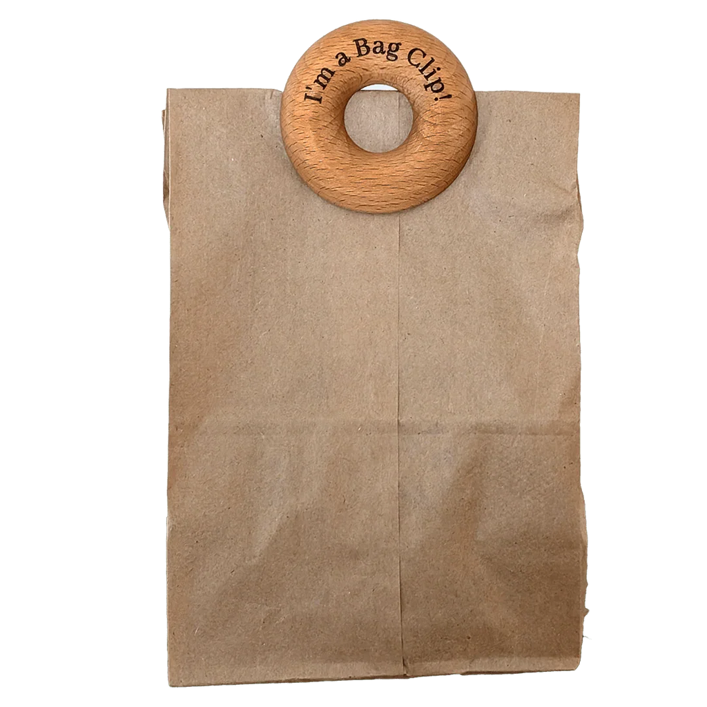 Wooden Bag Clip Zero Waste Outlet