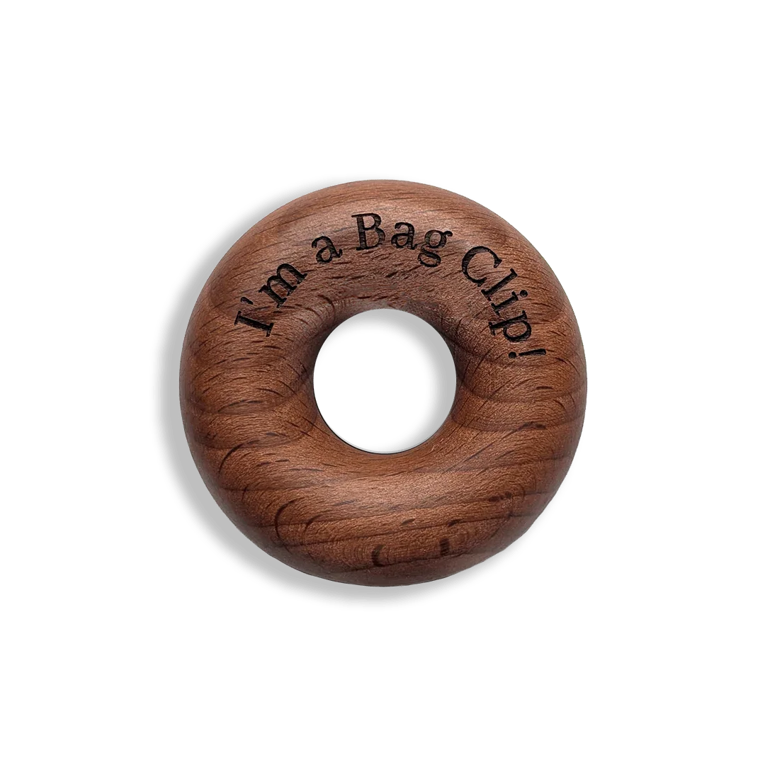Wooden Bag Clip Zero Waste Outlet