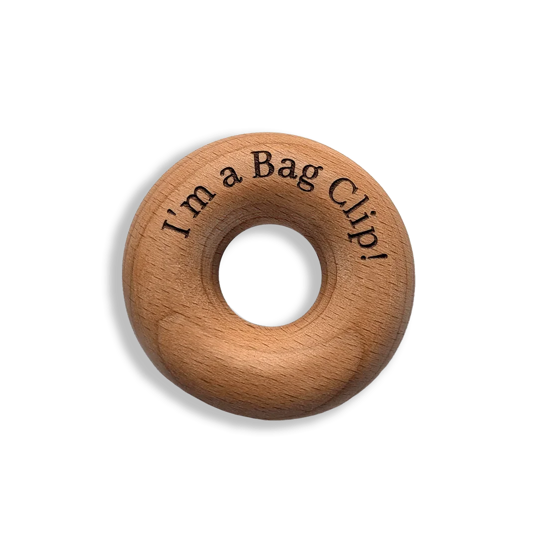 Wooden Bag Clip Zero Waste Outlet